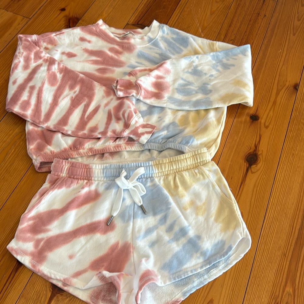 Z Supply crop top sweatshirt 2 piece